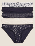 5 Pack Cotton Mix Knickers