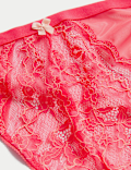 3pk Lace High Waisted High Leg Knickers