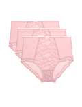 3pk Jasmine Lace Full Briefs