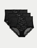 3pk Jasmine Lace Full Briefs