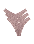 3pk Jasmine Lace Miami Knickers