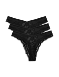 3pk Jasmine Lace Miami Knickers