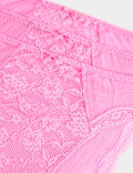 3pk Jasmine Lace High Waisted High Leg Knickers