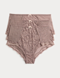3pk Jasmine Lace High Rise Shorts
