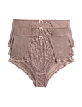 3pk Jasmine Lace High Rise Shorts
