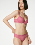 3pk Lace & Mesh Bikini Knickers