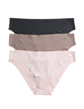 3pk Invisible No VPL Brazilian Knickers