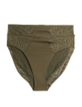 2 Pack Body Lace High Leg Knickers