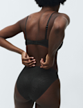 2 Pack Body Lace High Leg Knickers