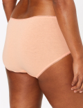 5pk Cotton Lycra® Midi Knickers