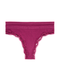 2 Pack Jasmine Lace Seamless Thongs