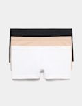 3 Pack Comfort Rib Seamless Boxer Shorts