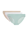 3pk Body Soft™ Lace Bikini Knickers