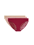 3pk Body Soft&trade; Lace Bikini Knickers