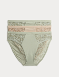 3pk Body Soft&trade; High Leg Knickers