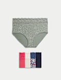 5 Pack Cotton Mix Knickers