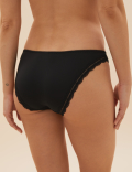 5pk Microfibre & Lace Bikini Knickers