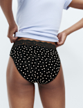 5pk Cotton Lycra&reg; & Lace Knickers