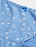 5pk Cotton Lycra&trade; Brazilian Knickers