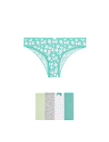 5pk Cotton Lycra™ Brazilian Knickers