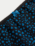 5pk Cotton Lycra™ Brazilian Knickers