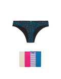 5pk Cotton Lycra™ Brazilian Knickers