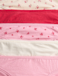 5pk Cotton Lycra™ Bikini Knickers