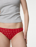 5pk Cotton Lycra™ Bikini Knickers