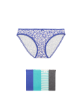 5pk Cotton Lycra™ Bikini Knickers