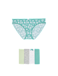 5pk Cotton Lycra™ Bikini Knickers