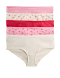 Pack 5 Cotton Mix Knickers