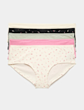 Pack 5 Cotton Mix Knickers