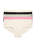 Pack 5 Cotton Mix Knickers