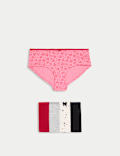 Pack 5 Cotton Mix Knickers