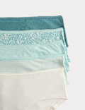 Pack 5 Cotton Mix Knickers