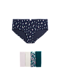 Pack 5 Cotton Mix Knickers