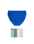5pk Cotton Lycra™ High Leg Knickers
