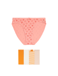 5pk Cotton Lycra™ High Leg Knickers