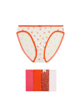 5pk Cotton Lycra™ High Leg Knickers
