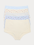 5pk Cotton Lycra&trade; High Rise Shorts