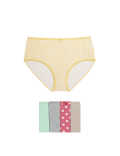 5pk Cotton Lycra™ High Rise Shorts