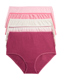5pk Cotton Lycra&trade; Full Briefs