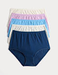 5pk Cotton Lycra&trade; Full Briefs