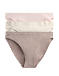 3 Pack Comfort Rib Seamless High Leg Knickers