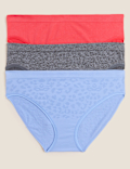 3pk Seamfee High Leg Knickers