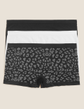 3pk Seamless Low Rise Knicker Shorts