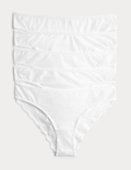 5pk Cotton Rich Printed Brazilian Knickers