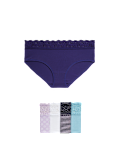 5pk Cotton Rich Printed High Rise Shorts