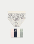 5pk Cotton Rich Printed Full Briefs