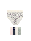5pk Cotton Rich Printed Full Briefs